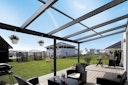 Vorschaubild Skan Holz Aluminium Terrassenüberdachung Monza Breite 434 cm
