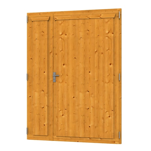 Skan Holz Doppeltür für Carports/Gartenhäuser Rahmenaußenmaß 148 x 198 cm