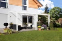 Vorschaubild Skan Holz Aluminium Terrassenüberdachung Monza Breite 434 cm