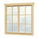 Skan Holz Doppelfenster für 45 mm BlockbohlenhäuserZubehörbild