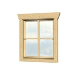 Skan Holz Einzelfenster für 28 mm Blockbohlenhäuser Skan Holz Einzelfenster für 28 mm BlockbohlenhäuserZubehörbild