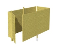 Skan Holz Abstellraum C3 für Carports - Profilschalung Skan Holz Abstellraum C3 für Carports - ProfilschalungZubehörbild