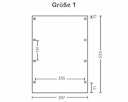 Vorschaubild Skan Holz Friesland - Flachdach Einzelcarport Profil - Breite 397 cm Nadelholz