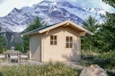 Vorschaubild Skan Holz 45 mm Blockbohlenhaus Arosa