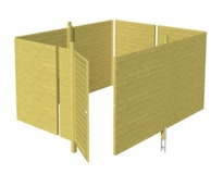 Skan Holz Abstellraum C4 für Carports - Profilschalung Skan Holz Abstellraum C4 für Carports - ProfilschalungZubehörbild